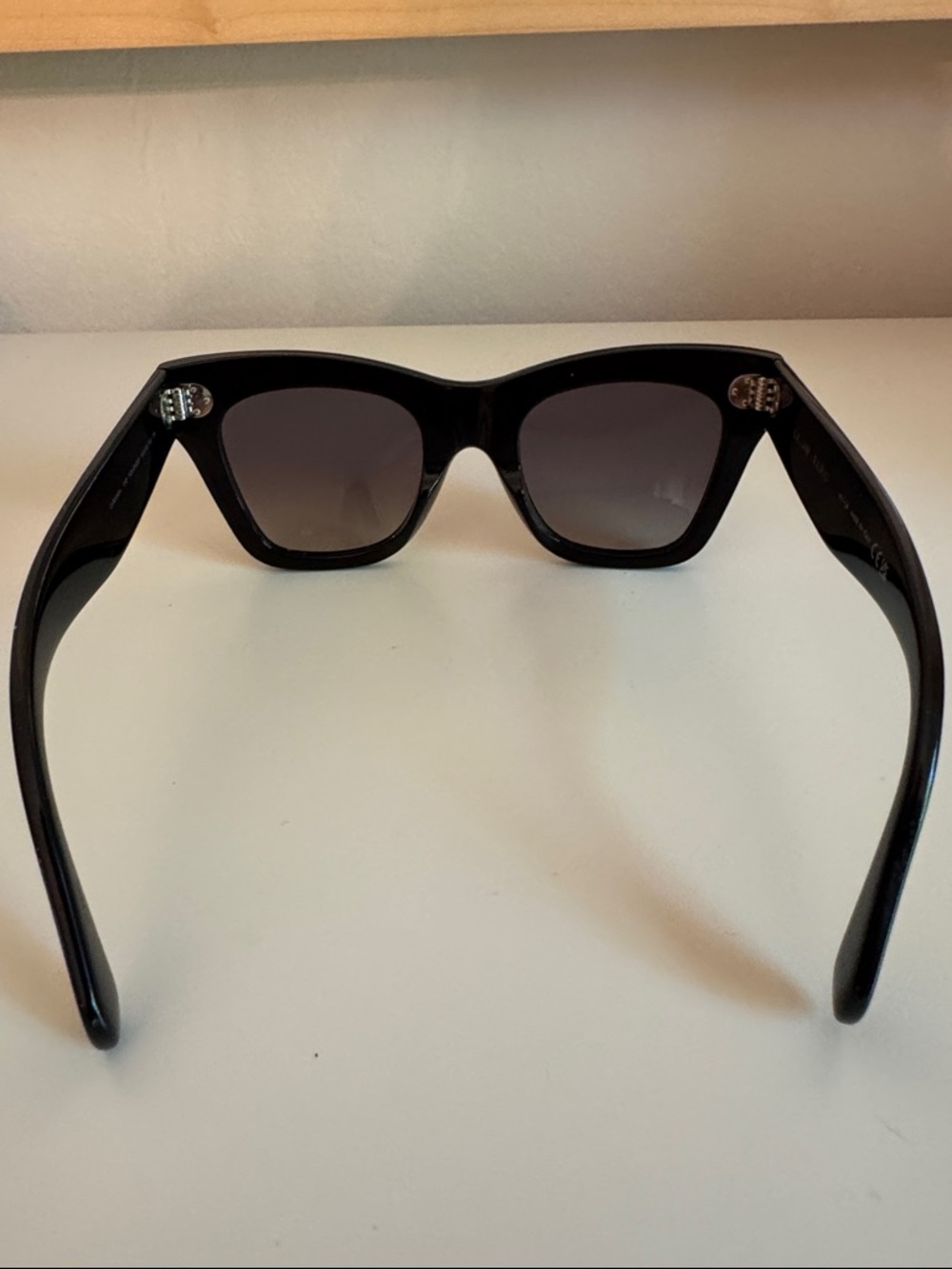 Celine Black Cat-Eye Sunglasses with Gradient Lenses - Picture 4 of 5